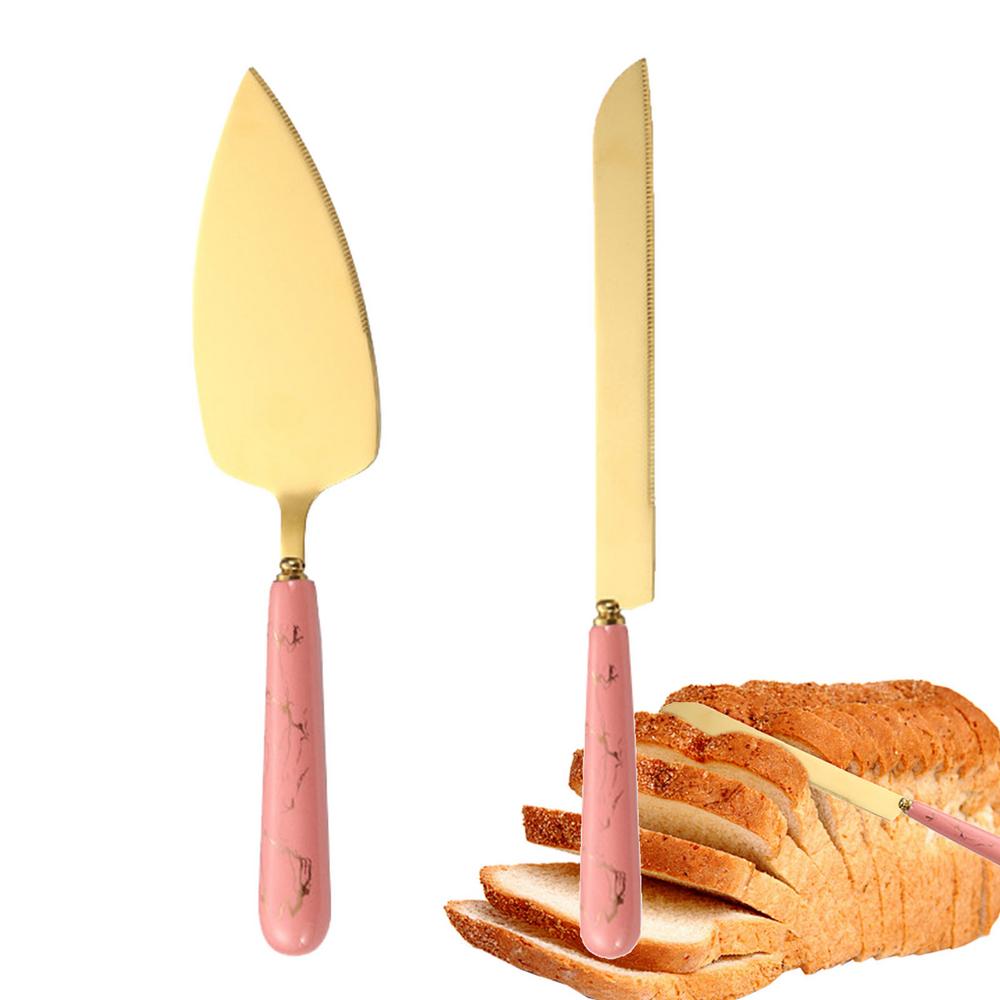 Cake Cutter And Pie Spatula Wedding Cake Cutting Set Pie Server Cake Cutter Knives Pastry Pie Pizza Cutter Cake Knives & Server
