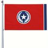 1pc Multi-size Optional Chattanooga Tennessee Flag (1923-2012), Durable Polyester Material. This Single-sided Outdoor Decorative Flag Is Perfect for H