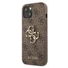 Guess Guhcp13M4Gmgbr Iphone 13 / 14 / 15Brązowy/Brown Hardcase 4G Big Metal Logo