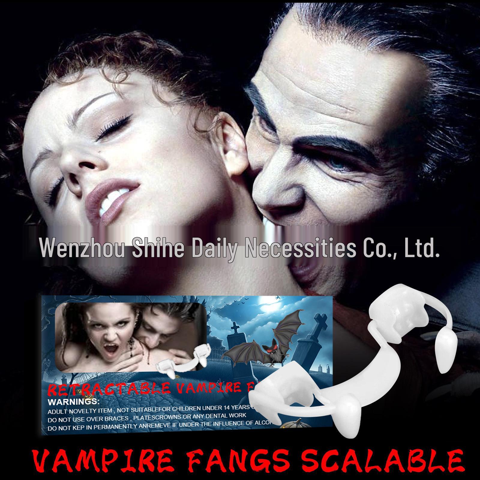 

Retractable Vampire Fangs Halloween Party Props OPP Bagged