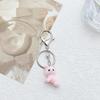 Cat Shapes Keychain Flocking Toy Pendant Keyring Stuffed Animal Charm Key Rings Soft Key Chain Ornament for Bag Phone