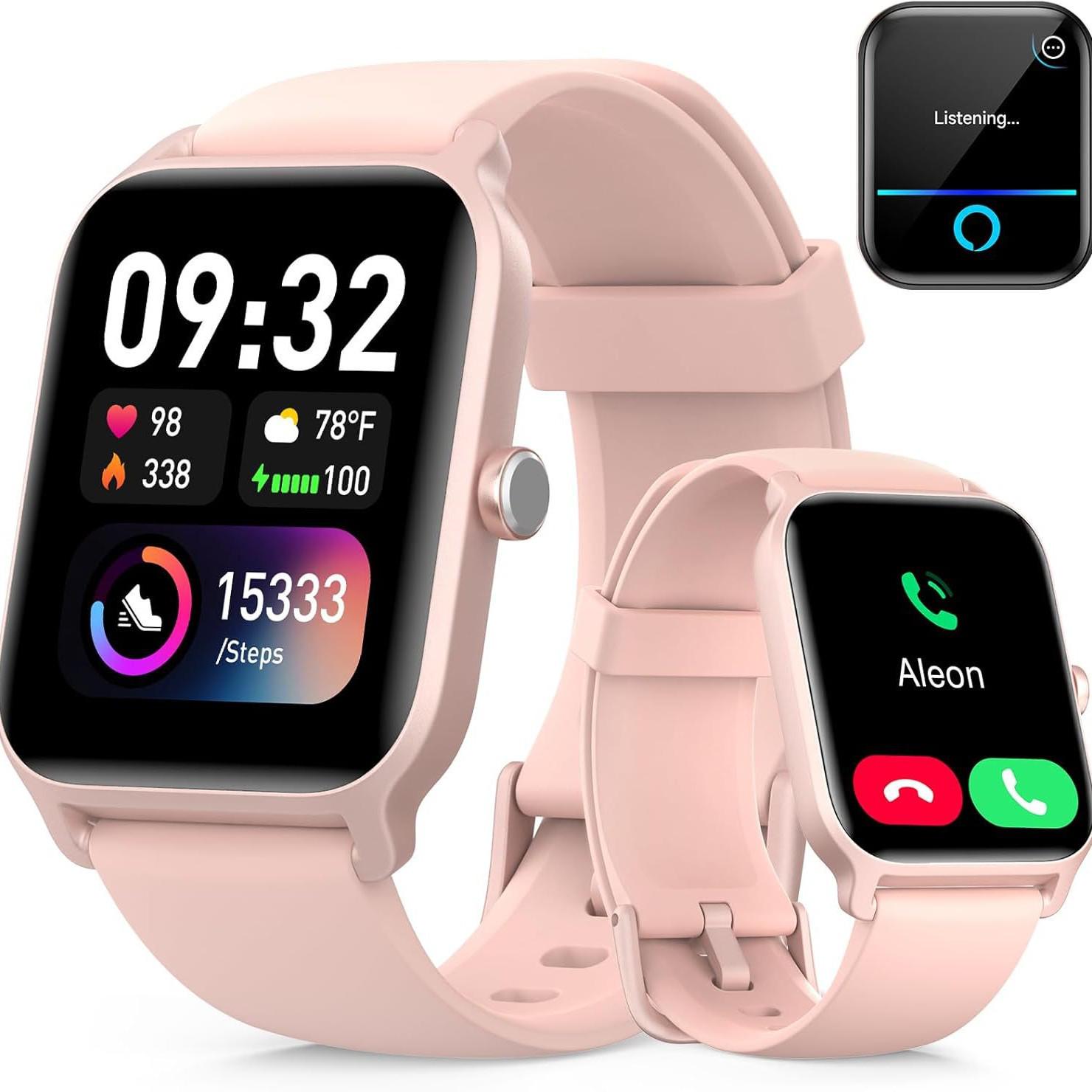 IDW13 Smart Watch with Bluetooth Calling, Heart Rate & Blood Oxygen Monitoring чёрный