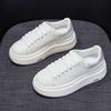 Love Korean version platform white shoes women's 2025 spring new casual fashion versatile low-top board shoes women's trendy shoes