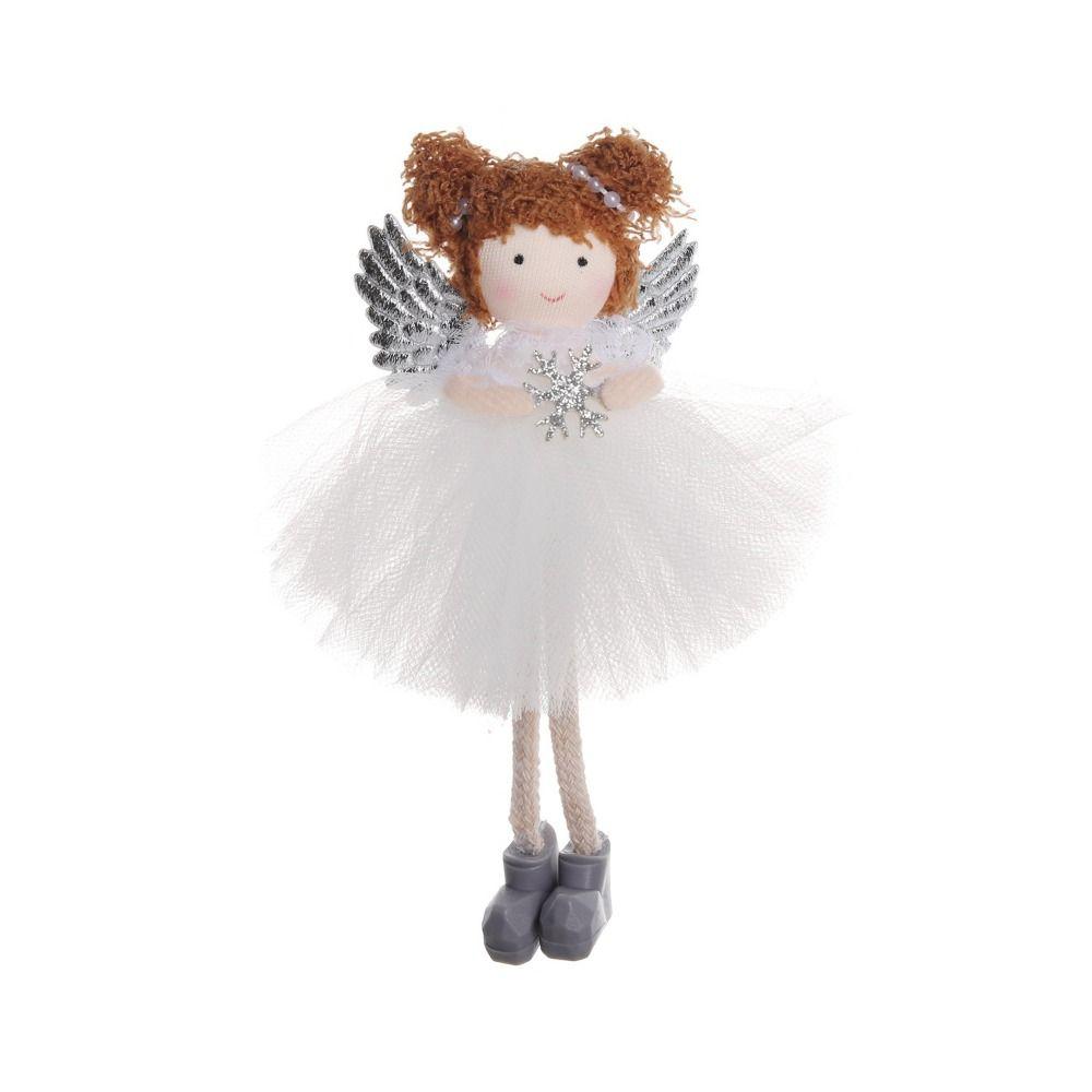 Handmade Christma Doll Ornaments Durable Xmas Angel Ornaments Funny Plush Angel Pendant  Home Decor