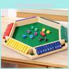 Wooden Family Board Game With Six Side Flip Panels For Kids And Adults