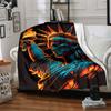 1pc Statue of Liberty Soft Comfortable Blanket Digital Print, All Season Multipurpose Knit Fabric Bedding, Office, Sofa Home Decor Blanket