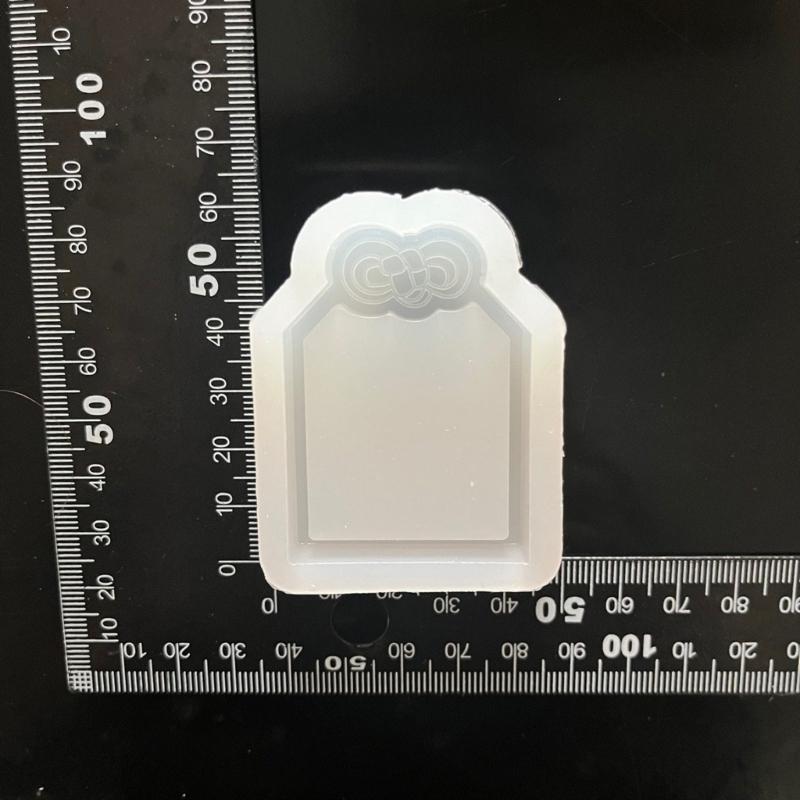Quicksand Keychain Resin Molds Bear Rabbit Shaker Silicone Mold Unique Jewelry Making DIY Keychain Necklace Pendant Mold