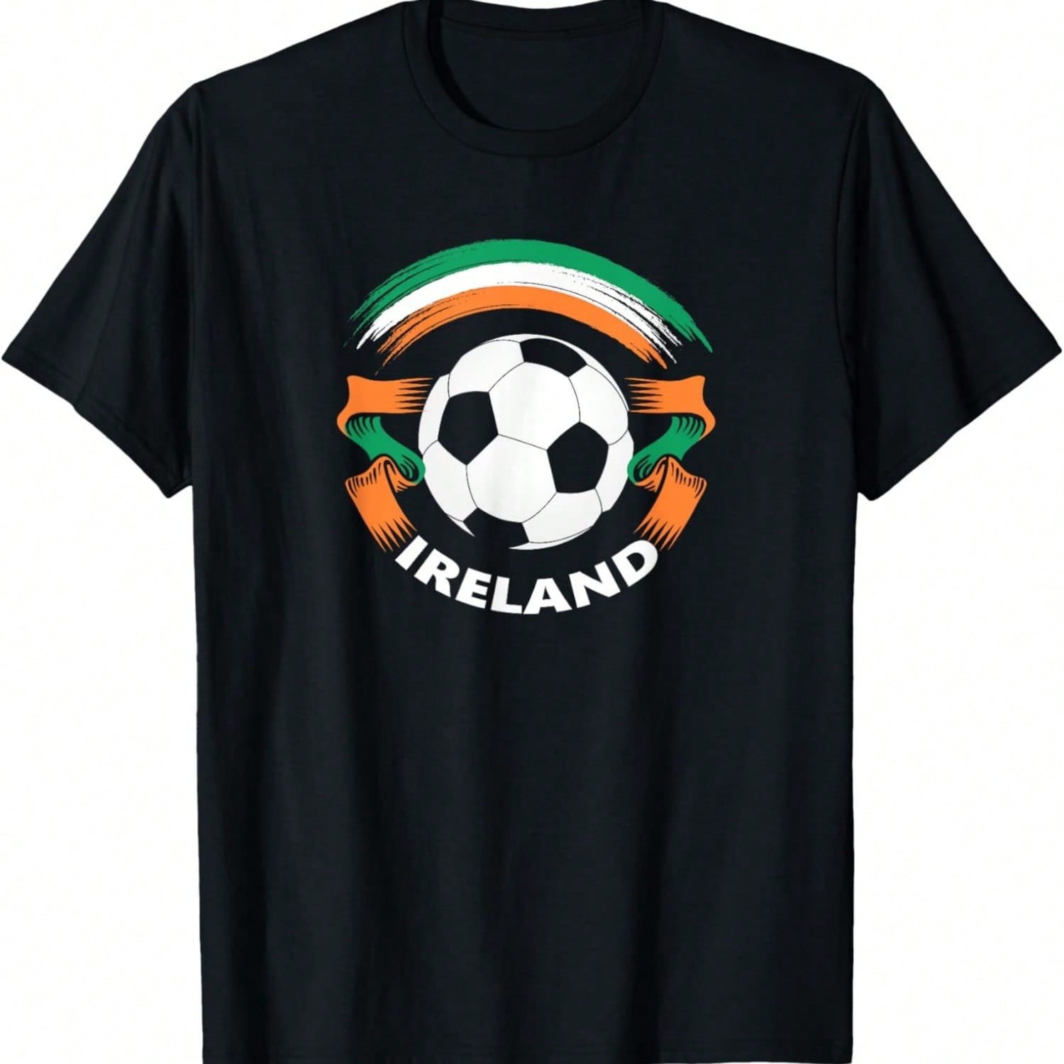 Ireland Soccer Fan T-Shirt With Flag And Football S разноцветный
