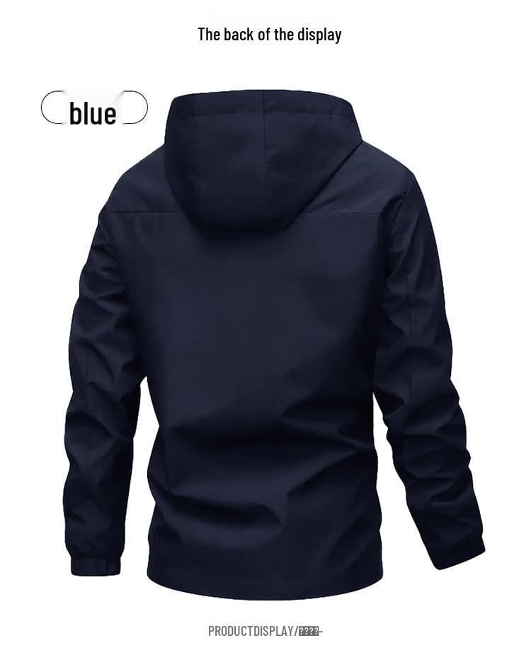 European Style Men's Windproof Waterproof Outdoor Jacket - Autumn/Winter 2026 Collection
