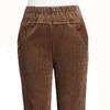Pantaloni harem larghi in velluto autunnali e invernali, pantaloni da donna in velluto a coste, pantaloni casual spessi, pantaloni dritti per la mamma