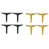 4Pcs Metal Furniture Legs Modern Styles Replacement Legs Sofa Legs for Bookshelf Sofa Cabinet Chair Coffee Table