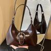 Women's Underarm Bag 2026 New High-End Sensation Niche Design PU Handbag Single Shoulder Handbag Casual Women's Handbag