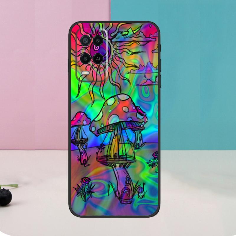 Mushrooms Psychedelic Case For Oppo A5 Pro A6 A15 A16 A76 A96 A17 A57 A98 A58 A78 A18 A38 A54 A74 A94 A40 A60 A80