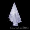 1 X Women 150Cm White One Layer Short Wedding Bridal Veils