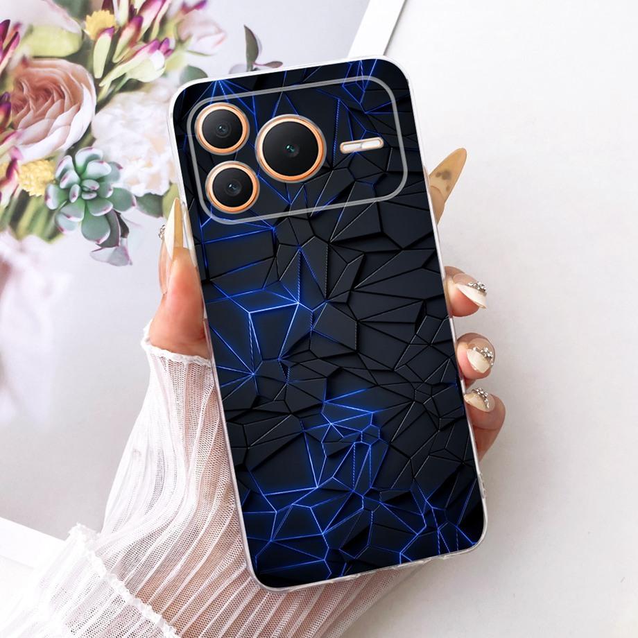 Flower Cartoon Fashion Design Phone Case For Honor Power Power2 Funda Soft Liquid Silicone Shockproof Back Cover Power 2 Bumper