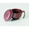 Skater Rice Bowl, Wood Grain, Fluffy Lid, Handle, Brown, Made in Japan, 370ml NBLS1HF