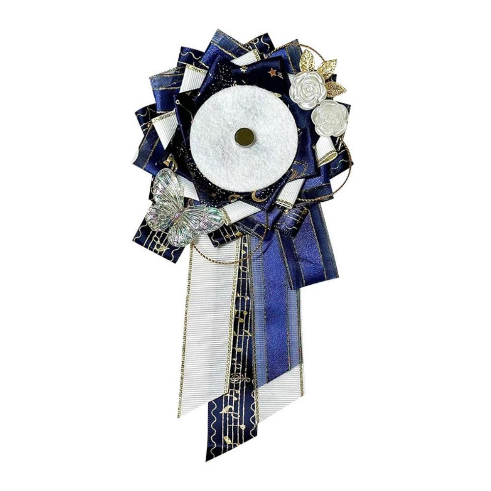 Oblique Tail Ribbon Anime Badge Holder Lightweight Backpack Ornament  JK Accessories