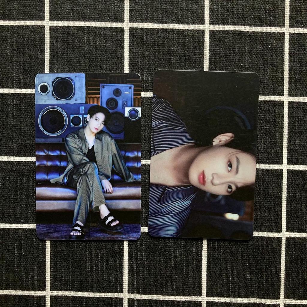 [USED] BTS BE Unreleased Lucky Draw Trading Cards (2) Jungkook