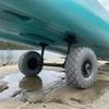 Solid Rod Kayak Trailer High-End Transport 2.8 Mm Thick Wall
