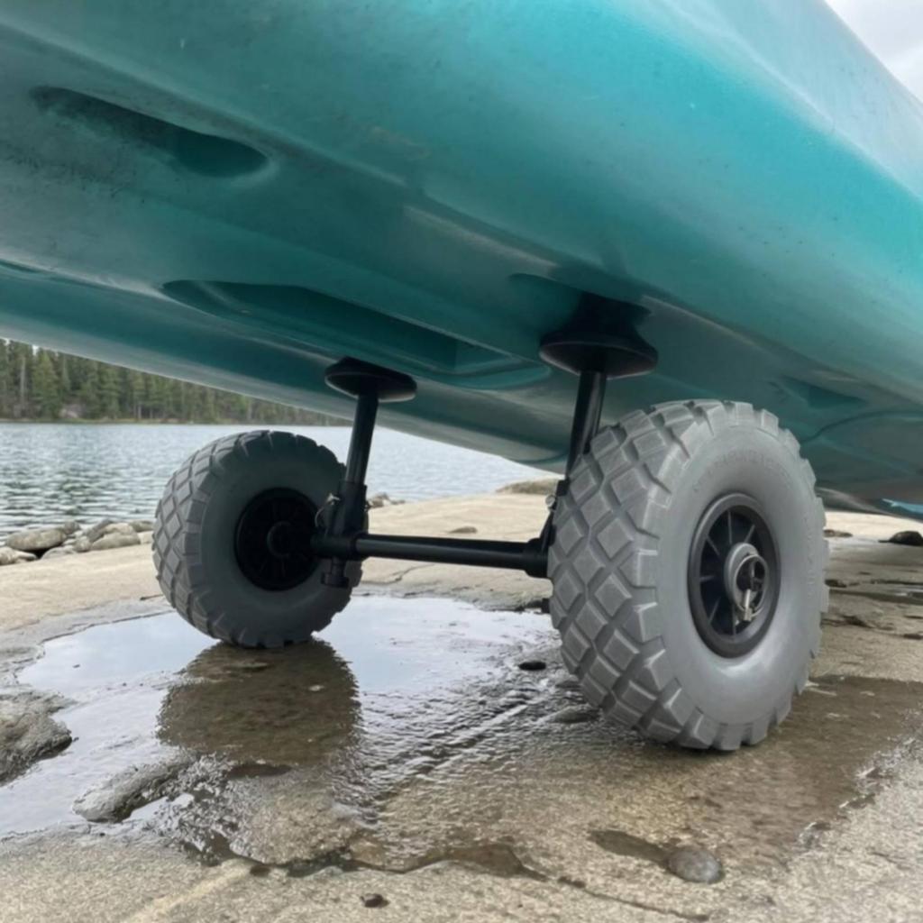 Solid Rod Kayak Trailer High-End Transport 2.8 Mm Thick Wall