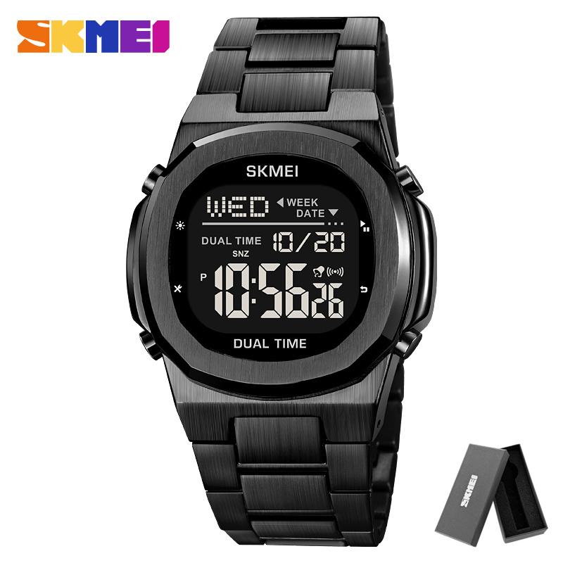 SKMEI 2004 Alarm Date Clock relojes para hombre Glow Stop Watch Multifunction Mens Waterproof Electronic Sport Watch Wristwatch