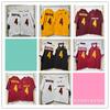 Herren College-Stil Rugby-Trikot Sun Devils Team 4 Bestickte Football-Uniform Baumwoll-Sporthemd
