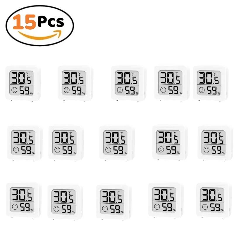 Mini Digital Hygrometer Indoor Thermometer Humidity Meter with Temperature and Humidity Monitor for Baby Room Cellar Greenhouse