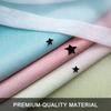 2PCS Star Curtains Blackout High Precision Curtains for Kids Girls Bedroom Living Room Colorful