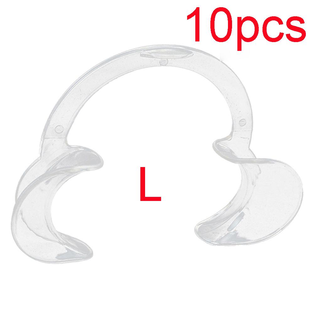 10 Pcs C Shape Mouth Opener Dental Tools Cheek Retractor Lip Oral Clean Opener Dentist Materials