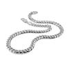 Men's Hip Hop Horsewhip Chain Necklace Thick Platinum Plated European and American Geometric Jewelry