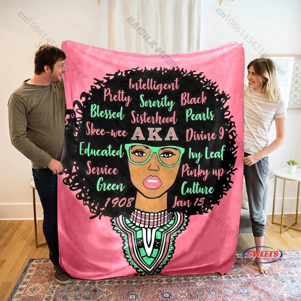 New Arrive! Multi Size AKA Theme Printed Blanket, Bedroom Living Room Sofa Office Nap Travel Camper Shawl Blanket, Funny Gifts