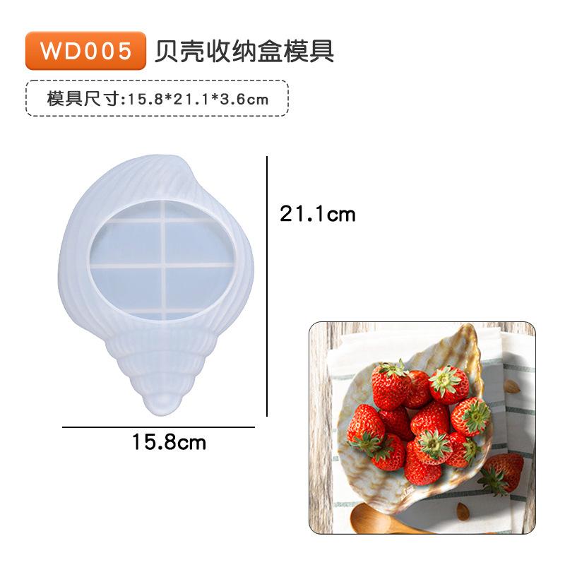 29 Styles Tray Gypsum Mold Diy Resin Mold Silicone Mold Fruit Disc Tea Plate Coaster Making Molds