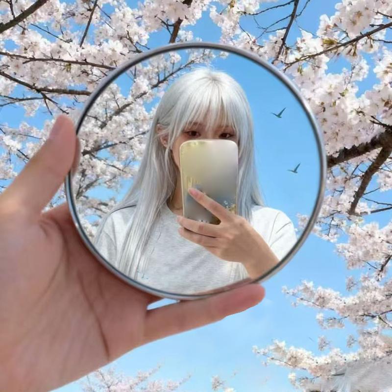 Miroir Selfie Manuel Portable de Voyage Miroir de Réflexion pour Voyage en Solo Miroirs Convexes pour Accessoire de Photographie Accessoires de Voyage
