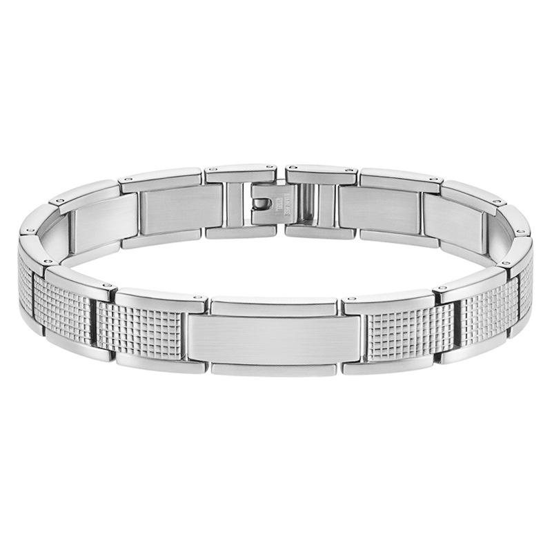 Hot Selling High-quality French Crocodile Pattern Bracelet with 18K Gold-plated Adjustable Non Fading Men's Titanium Steel Bracelet