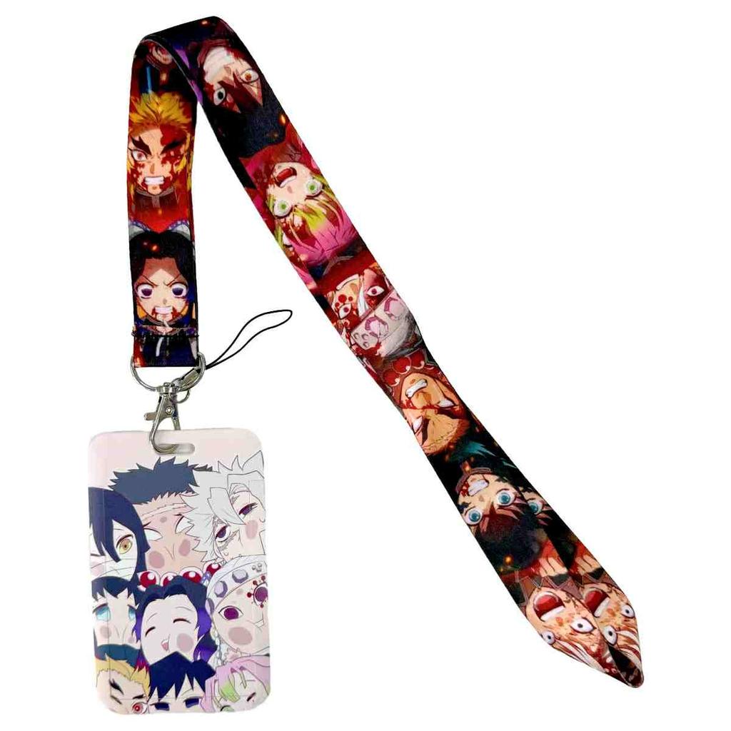 Lanyard Anime Portatessere Portachiavi Lanyard da Collo Per Pass Card Porta Carte di Credito Cinghie Accessori Ciondoli per Cellulare