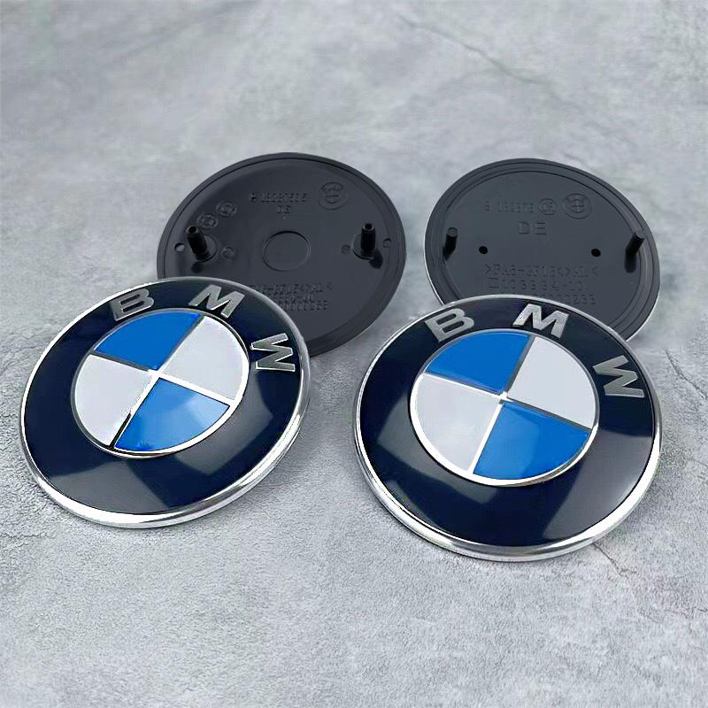 

2Pcs 74mm-82mm Car Emblem Logo Rear Trunk Badge for mini BMW E46 E39 E87 E90 E28 E53 E30 E60 E34 E36 E61 E62 E70 E91 E92 X3 X5 2PCS 74MM