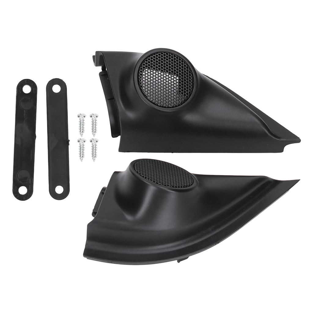 2pcs Door Pillar Tweeter Cover Trim Car Adaptations Replacement for HRV Vezel XRV CRV 20132018