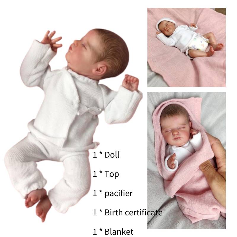 10in Reborn Simulation Doll Baby Bath Companion Real Life Toys Lifelike Kid Gift