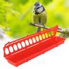 5Set Thicken Bird Feeder Outdoor Hanging Plastic Pigeons Feeding Device Cage Accessory Red