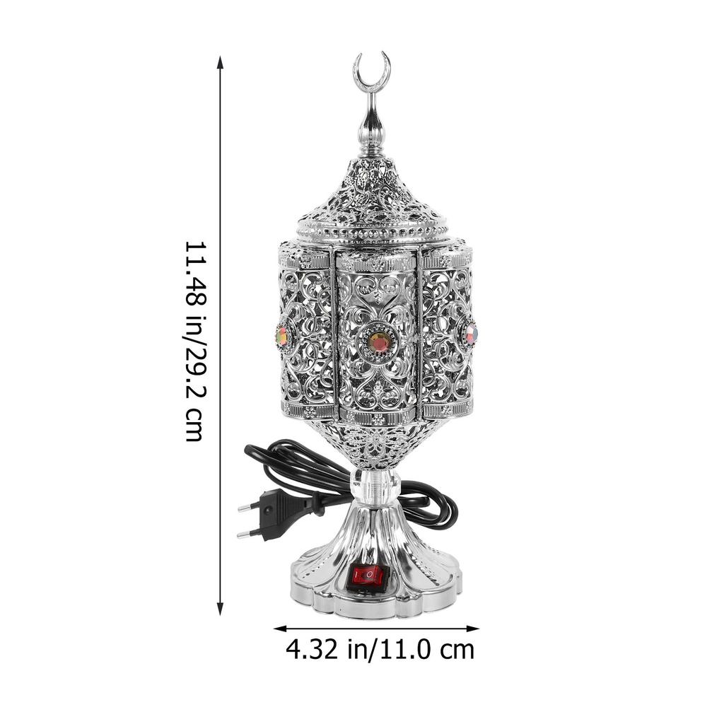 Electric Incense Burner Desktop Aroma Burner Portable Metal Censer Holder Plug in Retro Vintage Decorative Centerpiece for Home