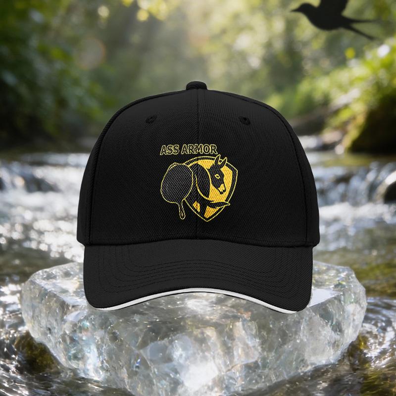 Donkey Shield Logo Sandwich Baseball Cap Unisex Easy Lightweight Adjustable Outdoor Sun Hat Ideal Gift for Travel Parties Birthd