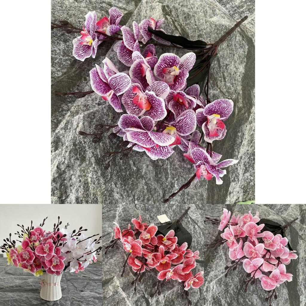 Simulated Orchid Bouquet For Wedding Centerpiece Home Office Decor Gift For Hosts