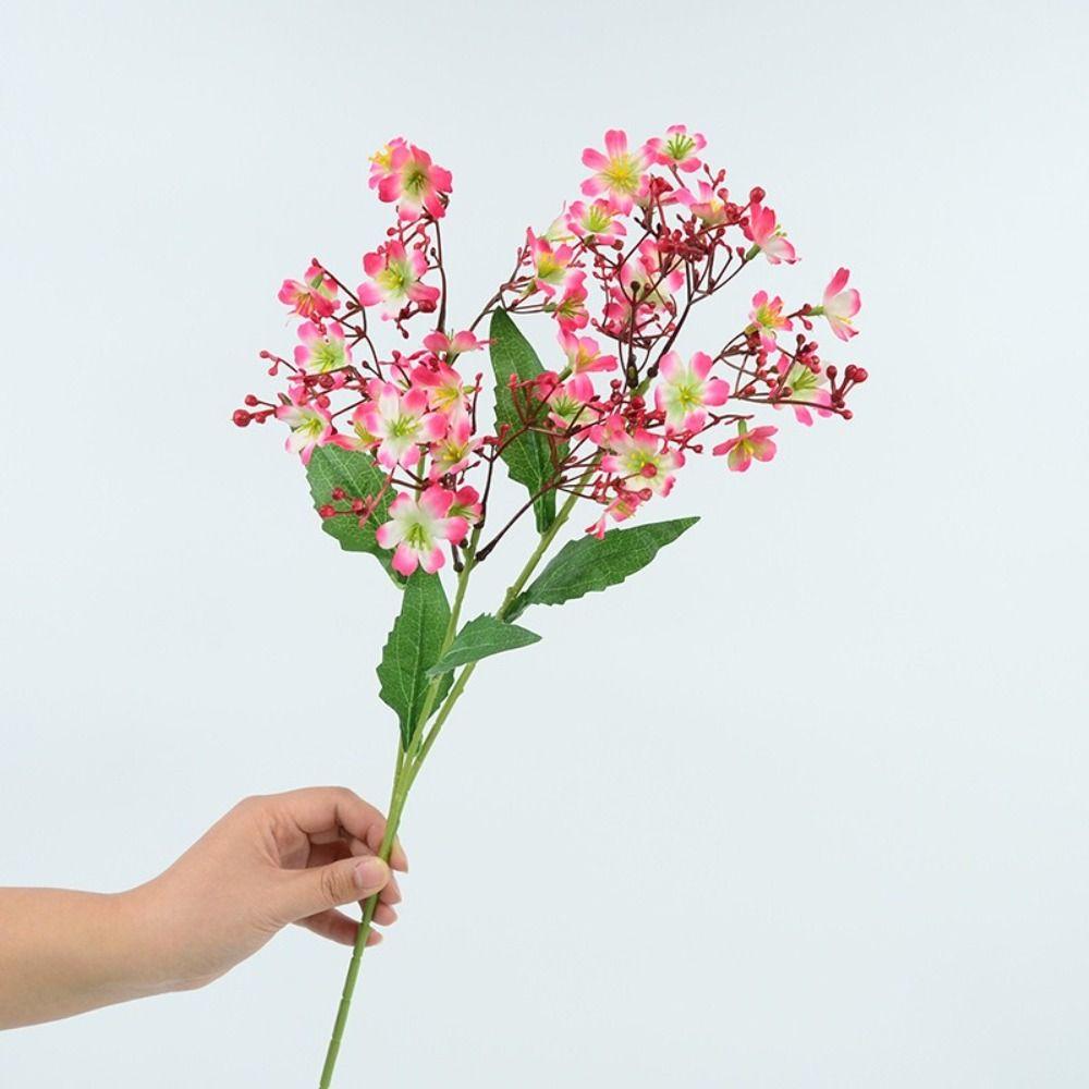 70CM Long Artificial Flowers Silk Material Bridal Bouquet Silk Flowers Arch Decoration Vase Accessories Fake Flowers