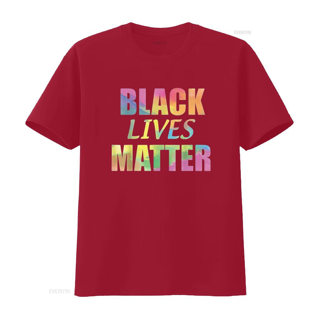 New Black Lives Matter tie dye lettering Kids T Shirt X Large vintage Washed Unisex graphic Breathable homme Stretched