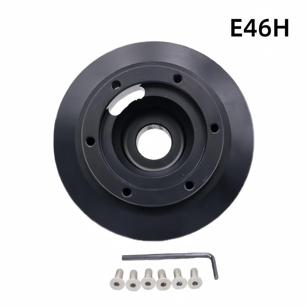E46H Steering Wheel Hub Adapter for BMW For 325i For 320i For 330i Lightweight Aluminum Alloy Steering Wheel Hub Adapter
