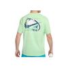 Nike Printed Crew Neck Short Sleeve T-Shirt Men Tops Green FV4048-376