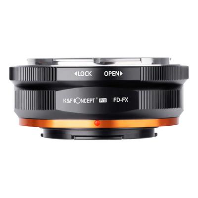 K&F CONCEPT Objektivadapter FD-FX PRO II - Kompatibel mit Canon FD-Bajonett-Objektiven und Fujifilm X-Bajonett-Objektiven. Verfügt über eine matte Oberfläche, blendfrei p
