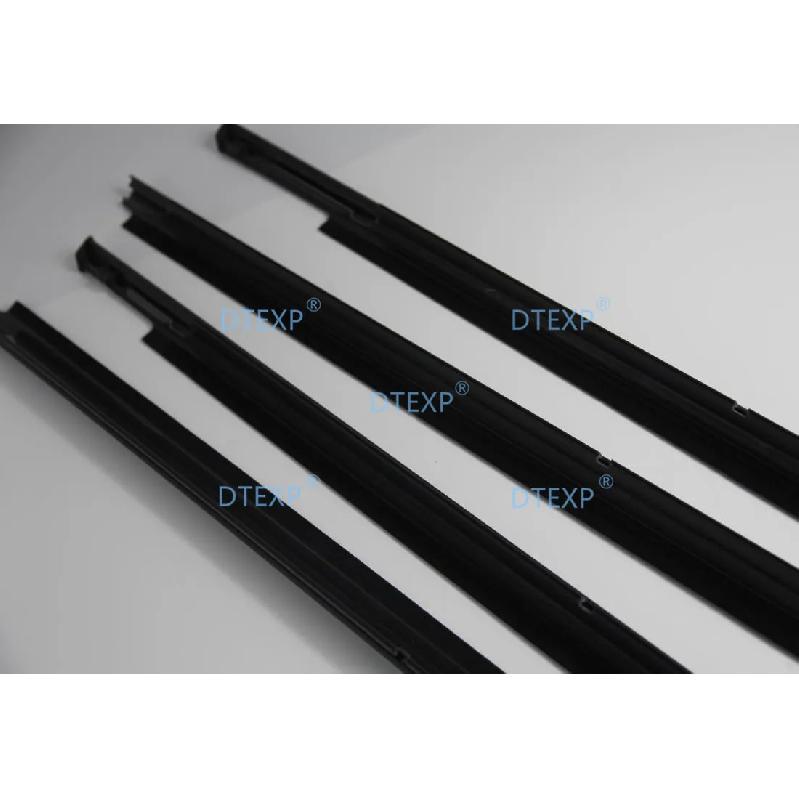 4 Bucăți Cauciuc Negru Interior Geam Fereastră pentru Outlander 2007-2012 CW 5727A258 Bandă de Protecție Împotriva Vremii pentru Peugeot 4007 Airtrek 2nd
