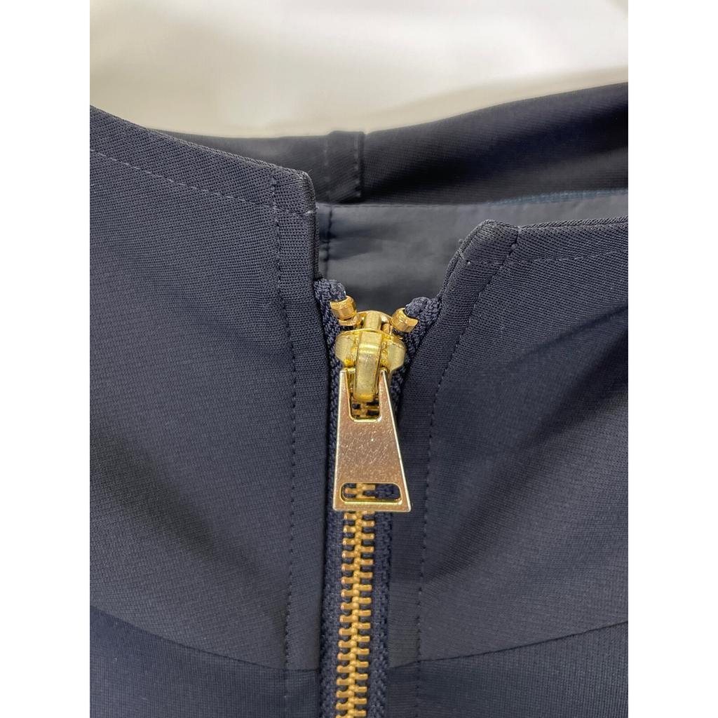 TARA JARMON VVUCG-10790 Zip-up hoodie coat with liner coat S NavyUsed