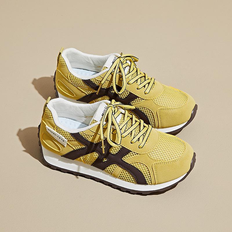 

Новые туфли Форреста Гампа для женщин Летом Студенческие Спортивные Дышащие Повседневные Толстая Подошва Высота 40